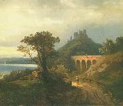 Johann Koler Italian landscape oil painting reproduction
